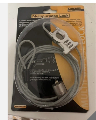 Lucchetto Tucano Combinazione per Laptop/Trolley