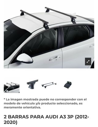 Barras de techo Audi A3 3P (2012-2020)