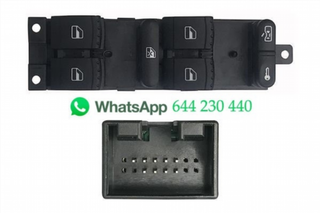 MANDO ELEVALUNAS DELANTERO IZQUIERDO (NEGRO/BLANC