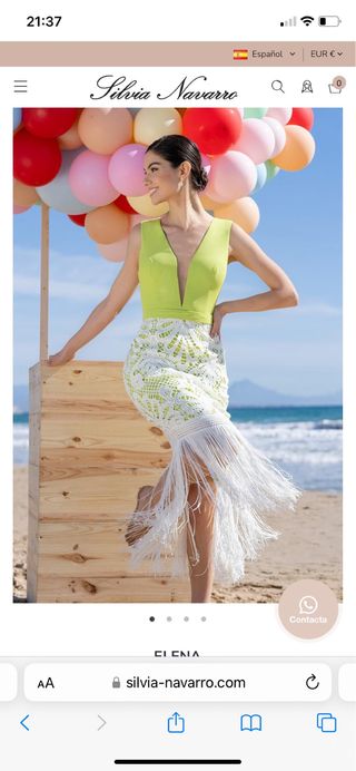 Vestido Silvia Navarro Talla Única