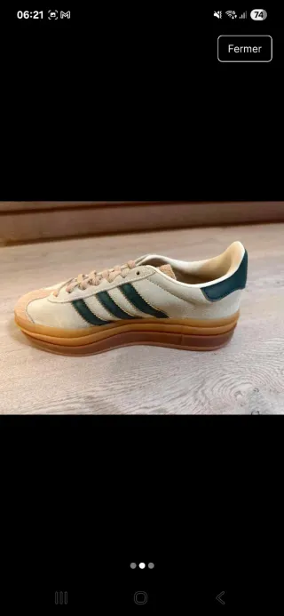 Zapatillas Adidas Gazelle Bold W 36.5