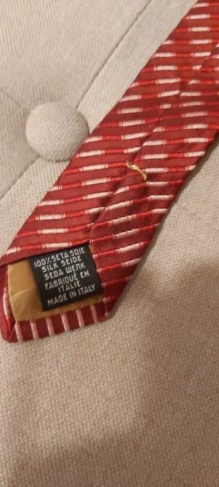 Corbata Yves Saint Laurent Seda Natural