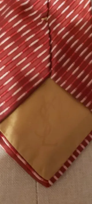 Corbata Yves Saint Laurent Seda Natural