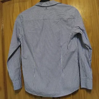 Camisa Tommy Hilfiger Rayas Azul y Blanco