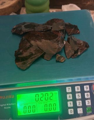 Ossidiana Mogano grezza - 200g