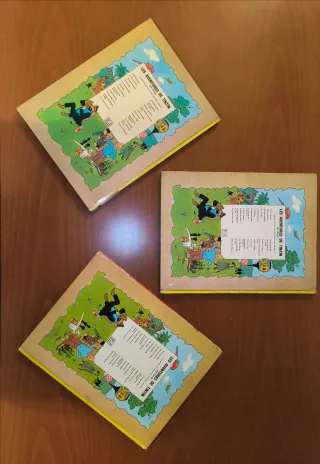 Lote 7 cómics TINTÍN en CATALÀ - Tapa Dura