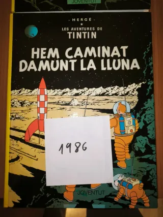 Lote 7 cómics TINTÍN en CATALÀ - Tapa Dura