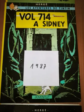 Lote 7 cómics TINTÍN en CATALÀ - Tapa Dura