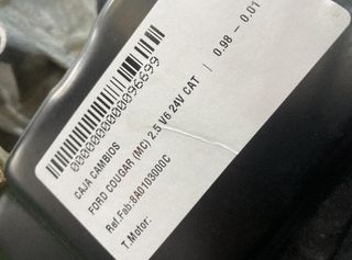 96699 8a0103000c caja cambios ford cougar (mc) 2.5