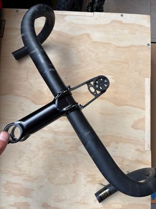 Manillar y potencia carretera carbono