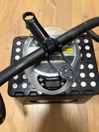 Manillar y potencia carretera carbono