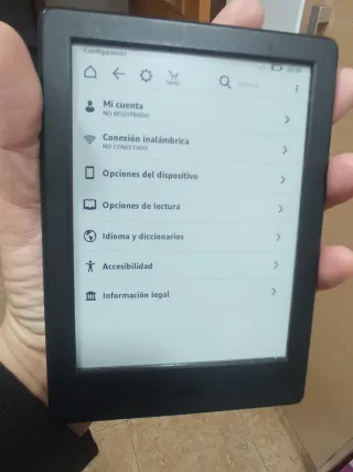 Ebook Kindle Táctil Negro