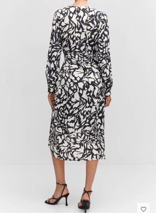 NUEVO Vestido cruzado estampado