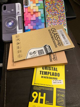 Cristal templado y Fundas iPhone XS Max