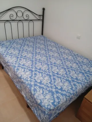 Cama completa con colchón 1,35m