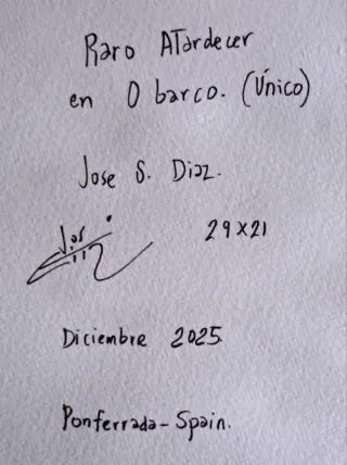 Arte original abstracto paisaje