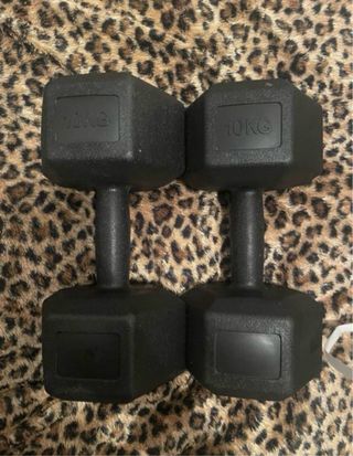Mancuernas hexagonales 10kg (par)