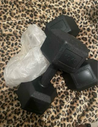 Mancuernas hexagonales 10kg (par)