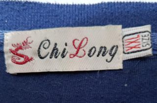 Camiseta Chi Long Hombre XXL Azul Baloncesto