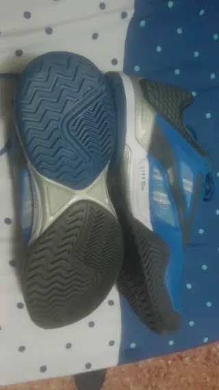 Zapatillas Tenis Azul y Blanco