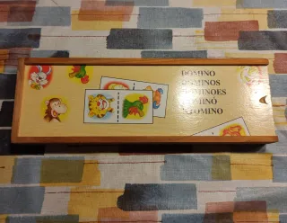 Domino infantil con animales