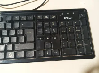 Teclado Aopen Negro para Ordenador