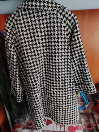 Cappotto Pied de Poule oversize