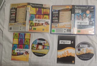 4 Juegos PS2 SingStar: