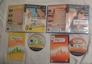 4 Juegos PS2 SingStar: