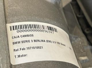 Caja cambios bmw 1071010021 serie 3 berlina 96947