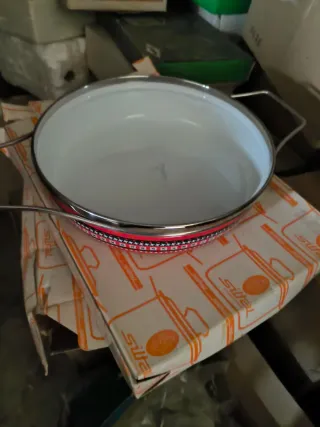 Pentole Siltal anni '70 Metallo smaltato nuove