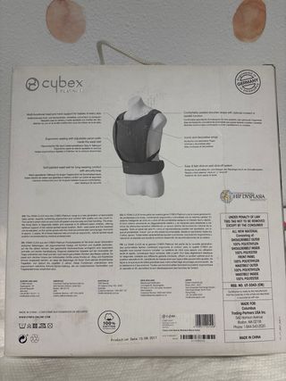 Mochila Portabebés Cybex Yema Click Platinum