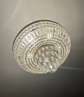 Lámpara de araña de cristal