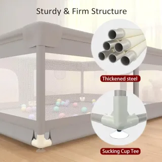 Parque infantil bebé XXL 200x160 cm