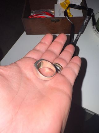 Anillo Plata 925 Piedra Negra Jose Luis