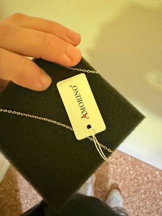 Collana con iniziale B oro