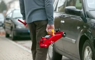 Crick sollevatore auto Matinetto 2 ton Carrello