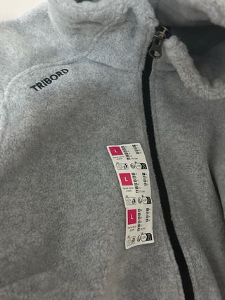 Chaqueta polar DECATHLON Sailing Mujer gris NUEVO