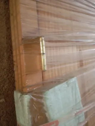 Puerta madera maciza rústica