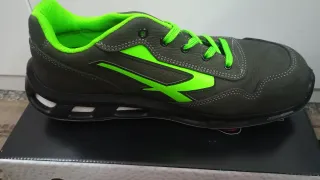 Scarpe antinfortunistiche U-Power grigie/verdi