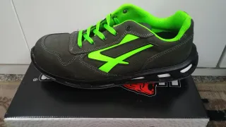 Scarpe antinfortunistiche U-Power grigie/verdi