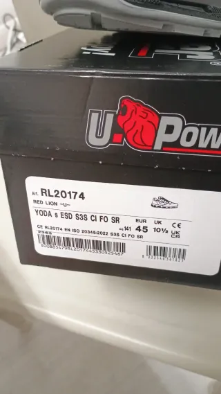 Scarpe antinfortunistiche U-Power grigie/verdi