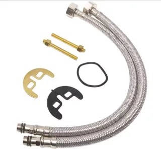 Rubinetto Miscelatore Bagno Bidet Cromato Fessibil