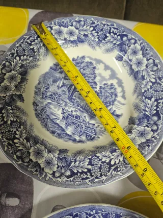 Lote 9 piezas: Ensaladera y 5 platos hondos y 3 ll