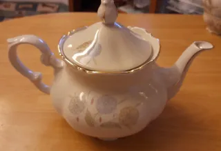 Servizio Tè pregiata Porcellana Bavaria Oro Bianco