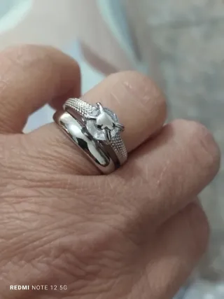 Anillo Circonita Blanco Talla Ajustable