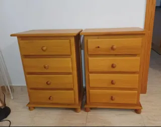 Mesitas de noche de madera