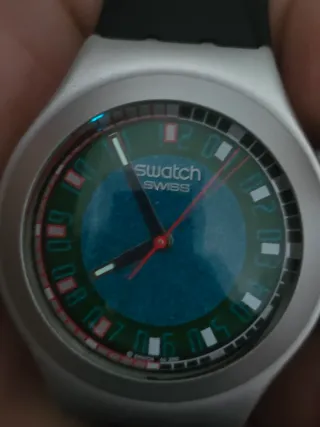 Swatch Irony Swiss Made Reloj Plata Negro