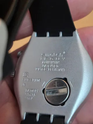 Swatch Irony Swiss Made Reloj Plata Negro