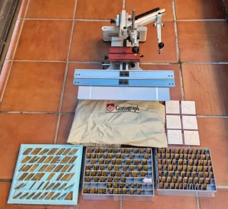 Pantógrafo Gravograph IM3 + 3 juegos letras